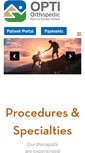 Mobile Screenshot of orthopedicpti.com